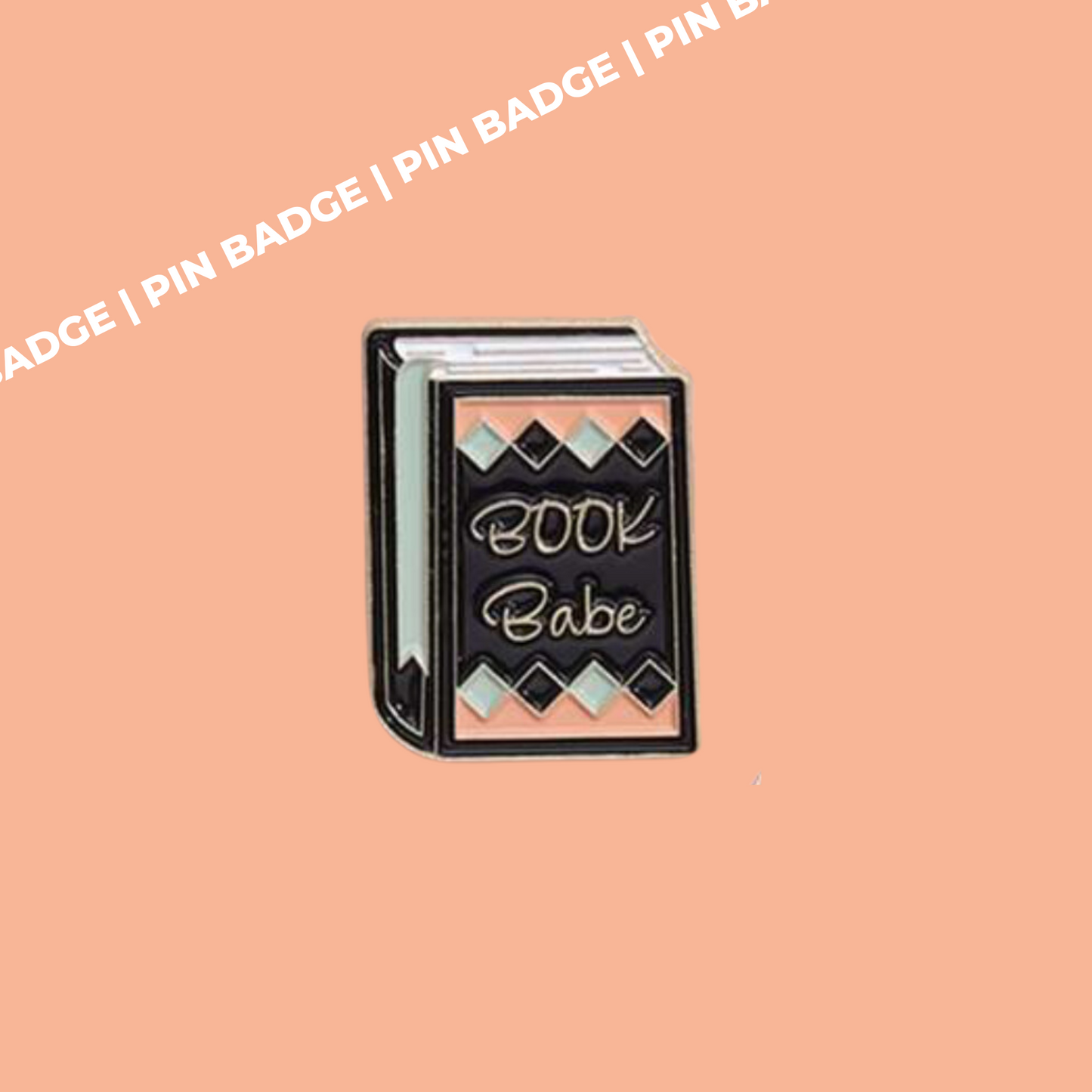 Book Babe Pin Badge