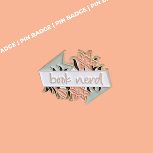 Book Nerd Pin Badge