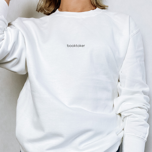 Booktoker Sweatshirt - White
